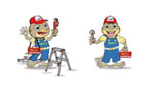稲垣　秀雄 (ina1018)さんの設備屋の家守テックという屋号のキャラへの提案