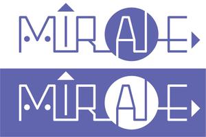 あまたろ (amataro_s)さんの未来教育株式会社の企業ロゴ。「MIRAIE」　をブランドロゴとし、その文字の中のＡＩを色変化への提案