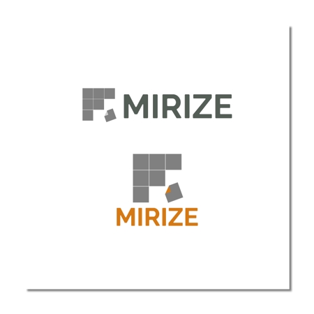 vectordata12 (5e6c5fb56956d)さんの内装業（主に床材施工）の会社「MIRIZE」のロゴ作成への提案