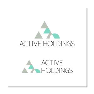 vectordata12 (5e6c5fb56956d)さんの『ACTIVE　HOLDINGS』のロゴ制作への提案