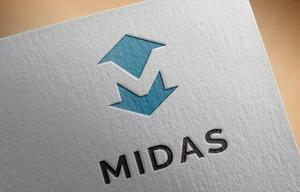 O3 Design in NZ (Okirakunz)さんのマーケティングサービスサイト「MIDAS」のロゴ製作への提案
