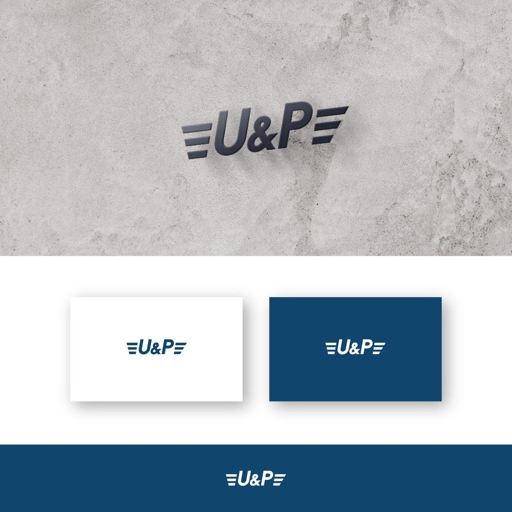 航空関連事業を営む「U＆P」のロゴ
