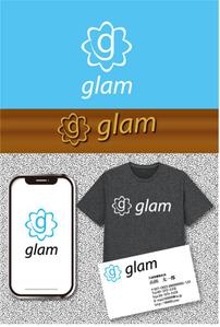 Iguchi7 (iguchi7)さんの美容室「glam」のロゴへの提案