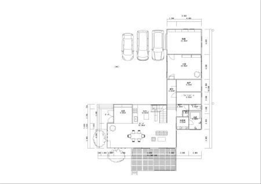 【住宅兼別荘の建築パース（４方向）の作成依頼】