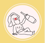 ベスパ (keic7-rancerz)さんの【イラスト ロゴ】お酒・酔っ払いイメージへの提案