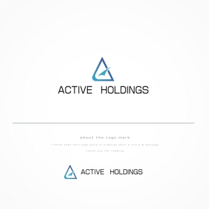 悠希 (yuruta1224)さんの『ACTIVE　HOLDINGS』のロゴ制作への提案