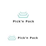lim (mari222-t)さんのECショップ用メール便箱「Pick'n Pack」のロゴへの提案