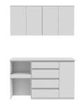 J O Design (jo5353)さんの食器棚シミュレーションページの3Dイメージへの提案