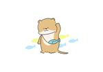 ふくろうさん (daamisan)さんの恥ずかしがっている、照れている動物のTシャツ用イラストを3種への提案