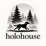 AI クリエーター Setouch (Setouch)さんのドッグラン付き貸別荘「holohouse」のロゴマークへの提案