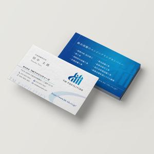 YFTR (YFTR)さんの株式会社TMファシリティーズ　名刺　裏表デザインへの提案