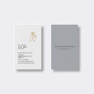 YFTR (YFTR)さんの歯科医院　院長の名刺のデザイン依頼への提案
