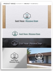 Marble Box. (Canary)さんの長期滞在型ゲストハウス「Guest House Mizusawa Onsen」のロゴへの提案