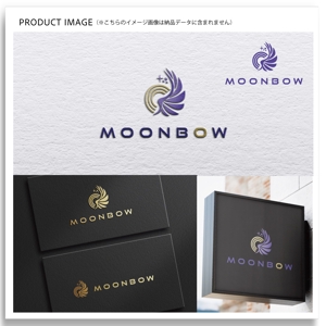 Marble Box. (Canary)さんのスナック　【moonbow】 の　ロゴへの提案