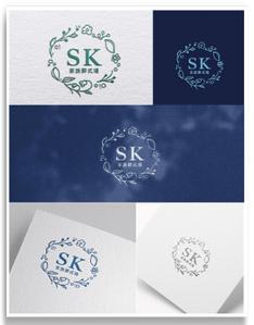 Marble Box. (Canary)さんの葬儀社「SK」「家族葬式場」という文字が入っているロゴへの提案
