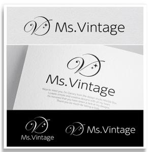 Marble Box. (Canary)さんの中古ラグジュアリーブランドショップ「Ms.Vintage」のロゴ制作への提案