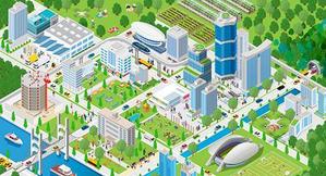 株式会社メイ・ウエル (mw11)さんの都市インフラのイラストへの提案