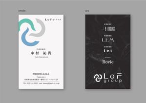 kiyo4 (kiyohisa4)さんの美容業"LoF Group"の名刺デザインへの提案
