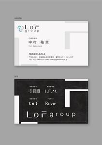 kiyo4 (kiyohisa4)さんの美容業"LoF Group"の名刺デザインへの提案