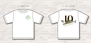 SUPLEY_ad (ad_infinity007)さんのTシャツデザイン：IT企業の10周年記念への提案