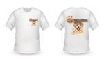 SUPLEY_ad (ad_infinity007)さんのゴールデンレトリバーのTシャツデザインへの提案