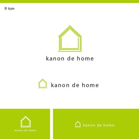 chikonotochan (chikonotochan)さんの工務店の一般住宅ブランド「kanon de home」のロゴへの提案