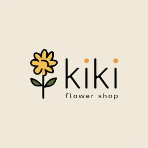 valine117 (valine117)さんのフラワーショップ「KIKI」のロゴへの提案