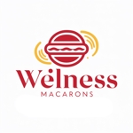 valine117 (valine117)さんのウェルネス事業部「welness macarons」のロゴへの提案