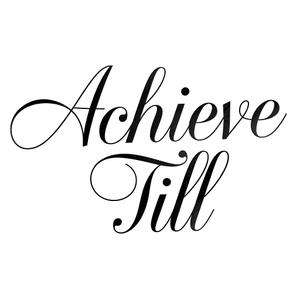 valine117 (valine117)さんの美容室「achieve till」のロゴ制作依頼＋記念エコバッグロゴ制作依頼への提案