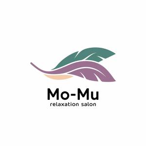 valine117 (valine117)さんのマッサージ（リラクゼーションサロン）「ｍｏ-ｍｕ」のロゴへの提案
