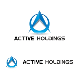 perles de verre (perles_de_verre)さんの『ACTIVE　HOLDINGS』のロゴ制作への提案