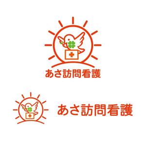 perles de verre (perles_de_verre)さんの訪問看護ステーション「あさ訪問看護」のロゴとフォントへの提案