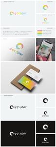 Gold Design (juncopic)さんのデイサービス「なないろDAY」のロゴへの提案