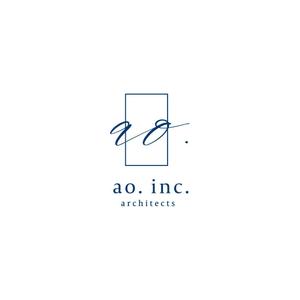 Gold Design (juncopic)さんの新社名「あお建築設計㈱」新屋号ao建築設計のロゴへの提案