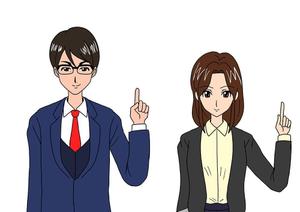 お絵描きカーネル (colonel-design-offic)さんのキャリアのある男性と女性の腰上イラスト作成（２点）への提案