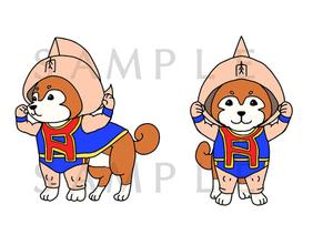 お絵描きカーネル (colonel-design-offic)さんの【キン肉マン好き歓迎】企画書内で使用するキン肉マン二足歩行ペット服完成品イメージイラストへの提案