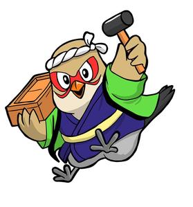 お絵描きカーネル (colonel-design-offic)さんの屋根リフォーム会社のキャラクター作成への提案