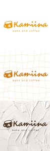 uk_design (trsk91)さんの焼き菓子とコーヒーの店　Kamiina bake and coffee のロゴへの提案