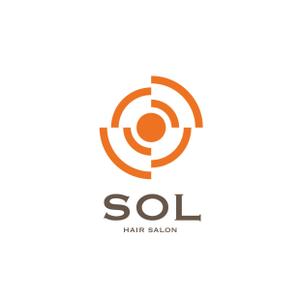 TOMO_DESIGN (thoshikuzu)さんの美容室　SOL ロゴへの提案