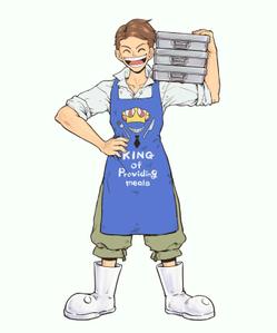 森野有時 (MorinoArisada)さんの給食会社の社長をイメージしたキャラクターへの提案