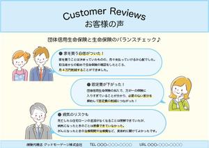 不破みきち (mutdm02haru)さんの住宅ローンの申込時に生命保険の見直しを促進するチラシの作成依頼への提案