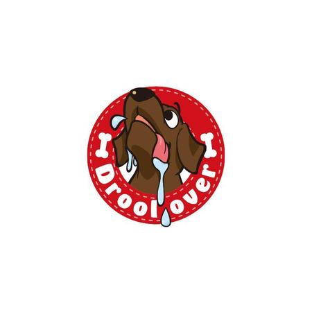 dama (Haradama)さんの犬のオヤツ製造販売のお店　［Drool over］のロゴへの提案