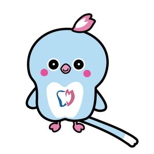 sachi (sachi-365)さんの歯科医院のロゴの色調と「サンコウチョウ」に似せたキャラクターへの提案