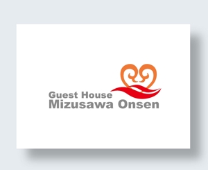 IandO (zen634)さんの長期滞在型ゲストハウス「Guest House Mizusawa Onsen」のロゴへの提案