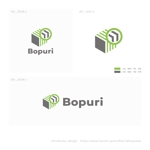 shirokuma_design (itohsyoukai)さんの建設関係の施工写真管理アプリ「Bopuri」のロゴデザインへの提案