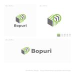 shirokuma_design (itohsyoukai)さんの建設関係の施工写真管理アプリ「Bopuri」のロゴデザインへの提案