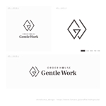 shirokuma_design (itohsyoukai)さんの注文住宅・リフォーム・リノベーション会社「Gentle Work」のロゴへの提案