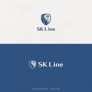 shirokuma_design (itohsyoukai)さんの白線ライン工事を行う会社「SKライン」のロゴ作成への提案