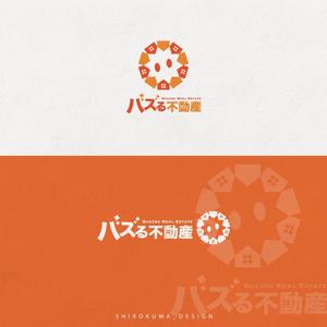 shirokuma_design (itohsyoukai)さんの不動産サービス「バズる不動産」のロゴへの提案