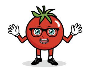 たかしま あやこ (ayako_takashima)さんのエコサンファームの商品であるトマトのキャラクターへの提案